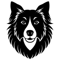 vector image of a dog