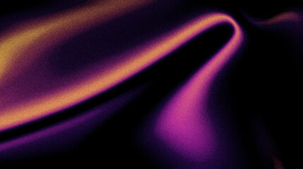 Abstract gradient waves in purple and gold