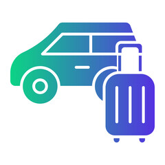 car Gradient icon