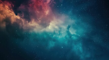 Fototapeta premium Aurora borealis lighting up the sky with spiritual colors.