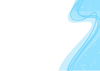 Simple design for blank certificate background in blue wave color