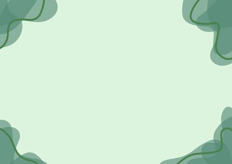 Blank certificate background with curved and line motifs in the corners