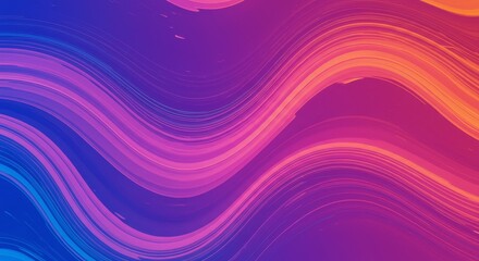 Obraz premium Abstract Background Colorful Wavy Gradient Design