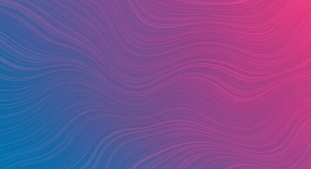 Abstract Background Blue Pink Gradient Wave Pattern