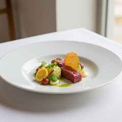 Exquisite Gourmet Cuisine Photo Beef Tartare