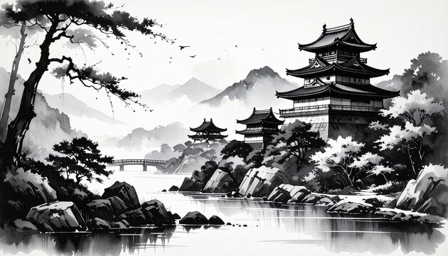 水墨画 Images – Browse 26,409 Stock Photos, Vectors, and Video