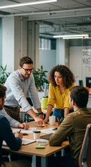 Diverse Team in Productive Meeting