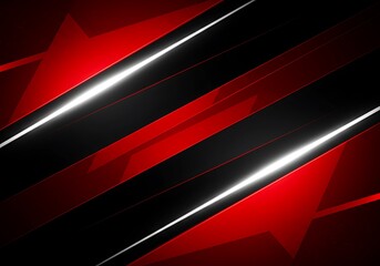 Abstract Red and Black Background