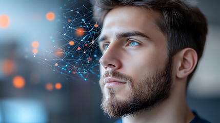 Exploring innovative ideas in technology modern office digital portrait professional environment close-up future concepts