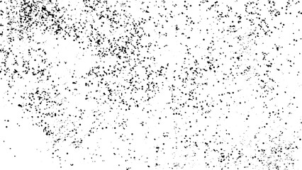 Dark grainy texture on white background. Dust overlay textured. Grain noise particles. Rusted white effect. Grunge design elements. Vector illustration, 