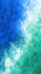 American comic texture effect, blue-green contrasting colors, pure background