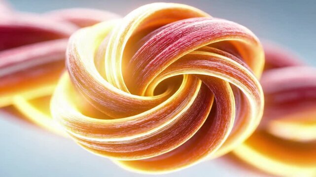 Macro View of Tongue Muscle Fibers &ndash; AI Human Anatomy and Medical Science Concept