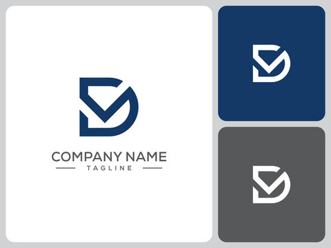 DV logo vector design