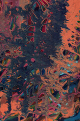 Colorful Abstract Fluid Art Background with Organic Texture and Vivid Details