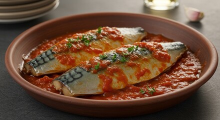 Photo of Baked Mackerel in Tomato Sauce