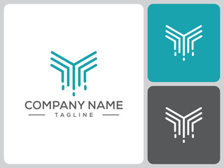 Y logo vector design