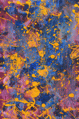 Colorful Abstract Fluid Art Background with Organic Texture and Vivid Details