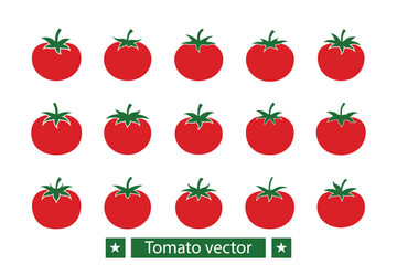 Tomato vector bundle  illustration, Tomato silhouette vector bundle 