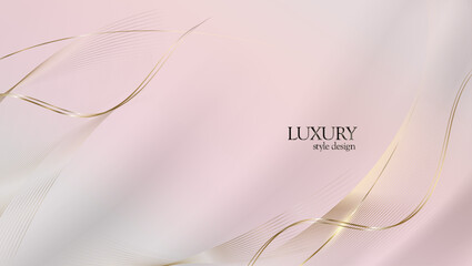 Elegant Geometric Abstract Pink Gradient Design.