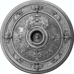 Naklejka premium traditional chinese circle pattern design of cultural element