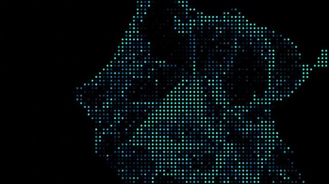 abstract digital background monochrome dot animated background