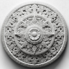 Naklejka premium traditional chinese circle pattern design of cultural element