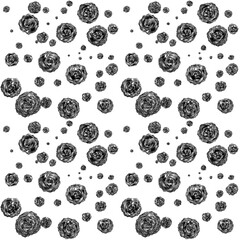 black and white seamless pattern