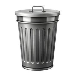 Trash can PNG icon isolated with transparent background