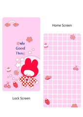 Phone case, cute bunny, astronaut