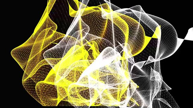 trap code mir seamless abstract wave background digital animation