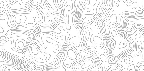  abstract topographic map with contour lines terrain in black and white style,  illustrating elevation changes and geographical features with precision.