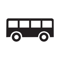 Vector Bus Icon Illustration – Public Transportation and Travel Symbol