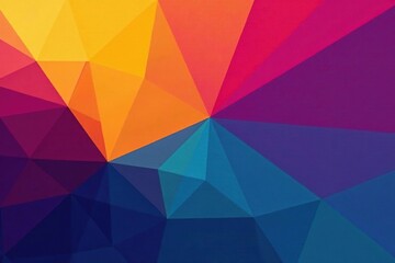 Obraz premium Abstract geometric shapes, vibrant hues, modern style , pattern, background