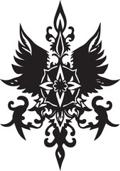 set of logos , logos , tattoo design