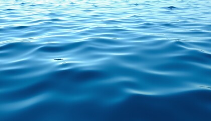 an ocean surface, taken from a perspective that captures the wavy texture of the water's surface. the water appears calm and serene, with ripples suggesting gentle movement