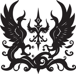 set of logos , logos , tattoo design