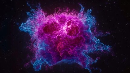 A deep space observatory backdrop for a Gemini experiment with an artificial star reactor.