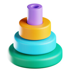 Circle Infographic 3D Icon