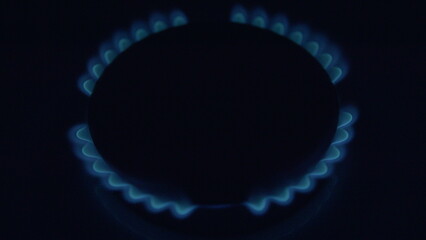A Gas Flame Seen in Different Stages of Ignition and its Visual Artistry and Design