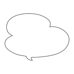 シンプルな手書き吹き出し