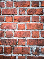 Obraz premium Rustic Red Brick Wall Background Texture