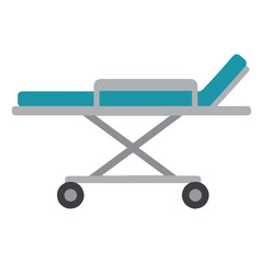 Bed medical equipment, Healthcare tools illustration, hospital design sublimation
