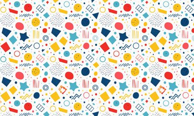 Energetic Geometric Background for Youthful Projects