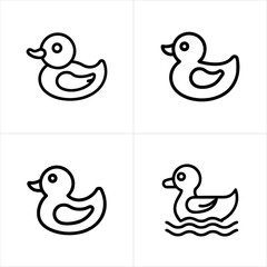 Rubber Duck icon set