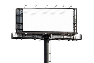 Obraz premium A Large Blank Billboard Ready for Advertisement Placement