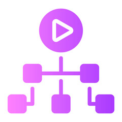 organization gradient icon