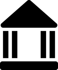 Rounded Filled Pavilion Icon