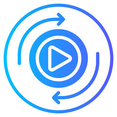 exchange gradient icon