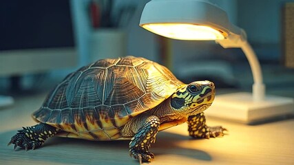 Close up person repairing small electronic device under desk lamp dimly lit workspace - Powered by Adobe