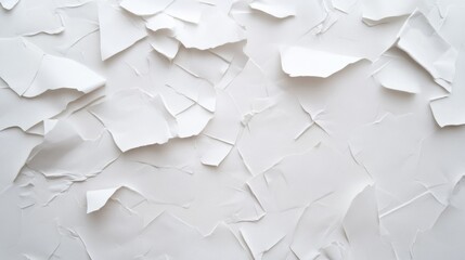 Abstract White Texture: Cracked Paint or Paper